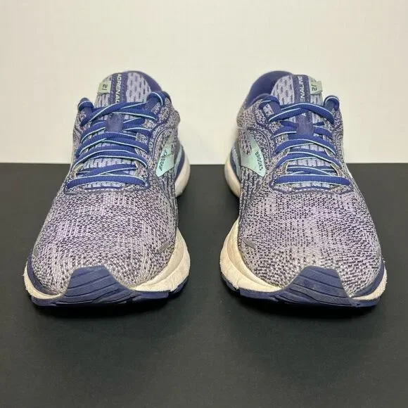 Womens BROOKS Adrenaline GTS 21 Purple Running Shoes / Size 8 Medium - Picture 2 of 9